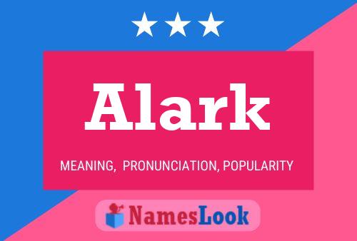 Alark Name Poster