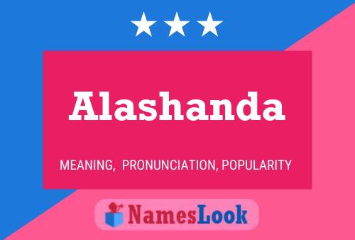 Alashanda Name Poster