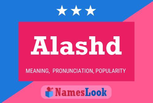 Alashd Name Poster