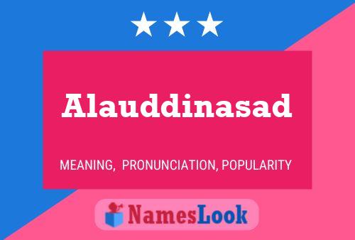 Alauddinasad Name Poster