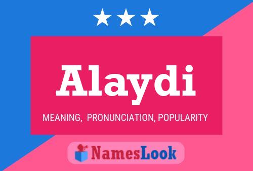 Alaydi Name Poster