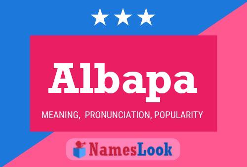 Albapa Name Poster