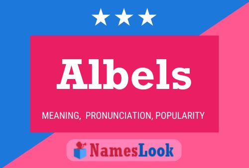 Albels Name Poster