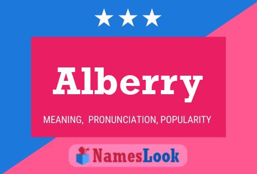 Alberry Name Poster