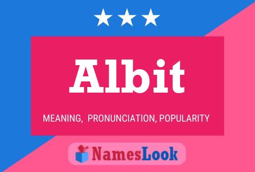 Albit Name Poster