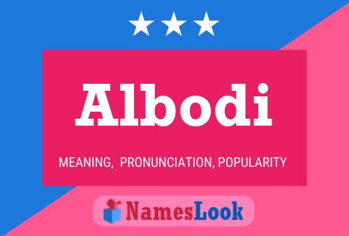 Albodi Name Poster