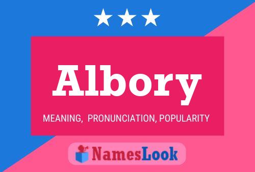 Albory Name Poster