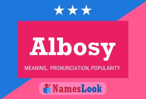 Albosy Name Poster