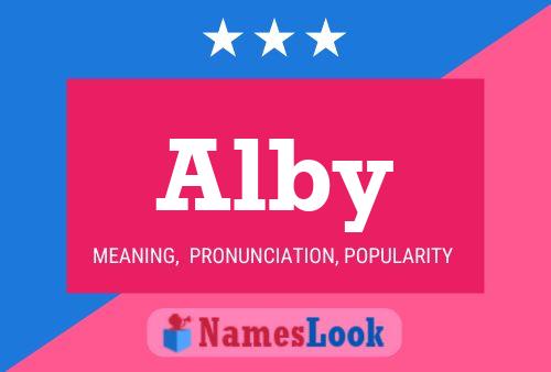 Alby Name Poster