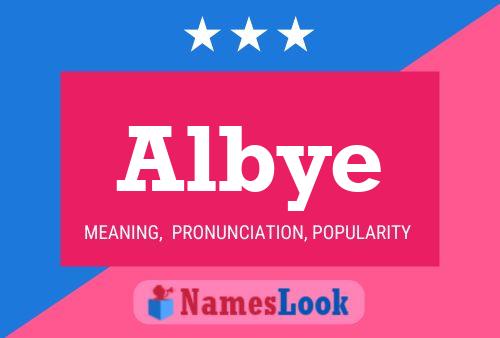 Albye Name Poster