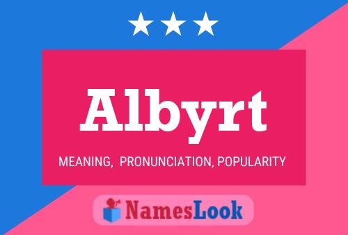 Albyrt Name Poster