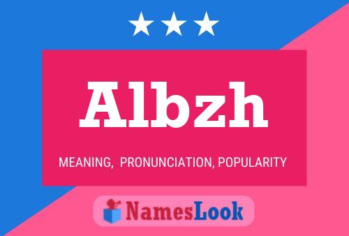 Albzh Name Poster