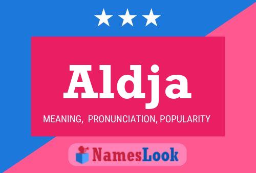 Aldja Name Poster