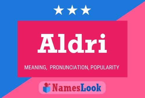 Aldri Name Poster