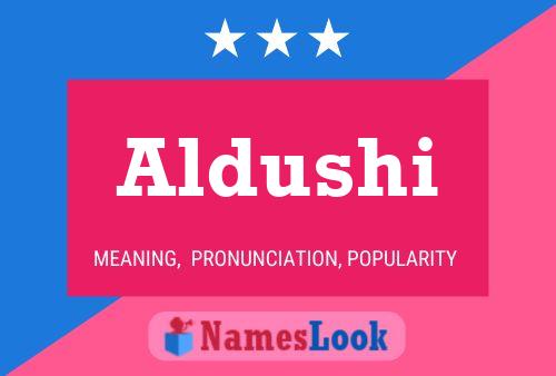 Aldushi Name Poster