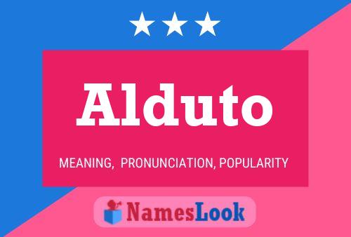 Alduto Name Poster