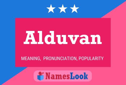 Alduvan Name Poster