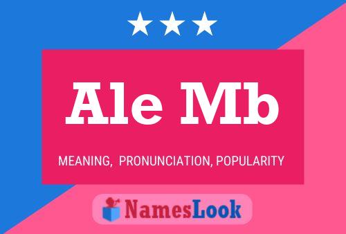 Ale Mb Name Poster