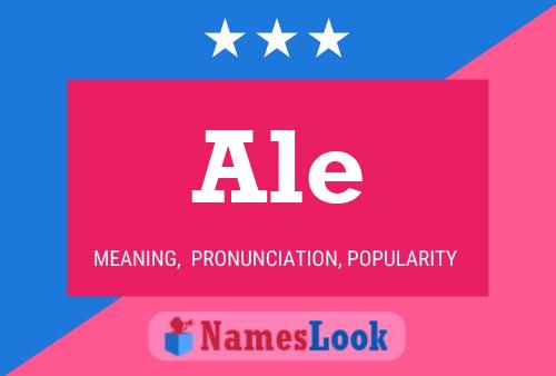 Ale Name Poster