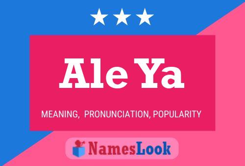 Ale Ya Name Poster