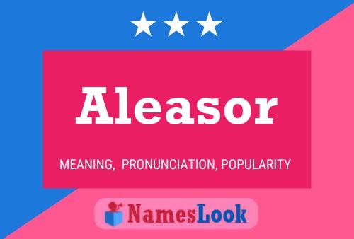 Aleasor Name Poster