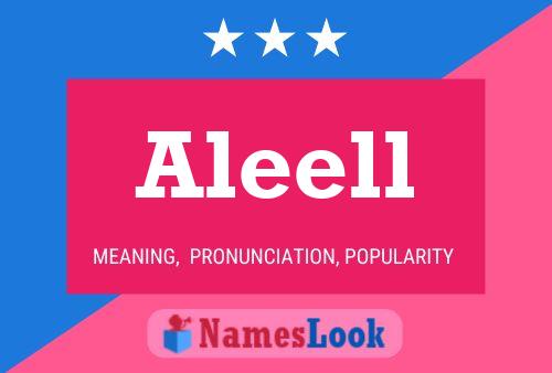 Aleell Name Poster