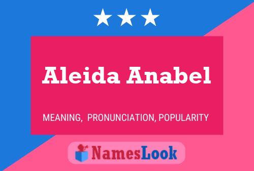 Aleida Anabel Name Poster