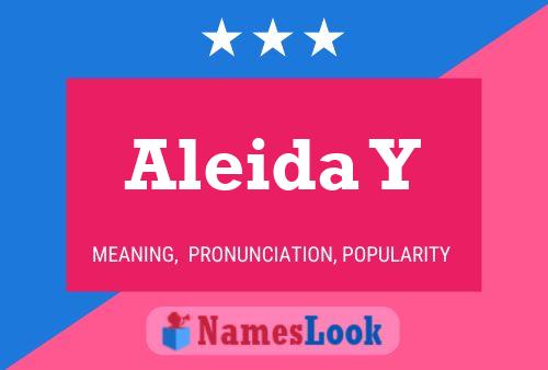 Aleida Y Name Poster