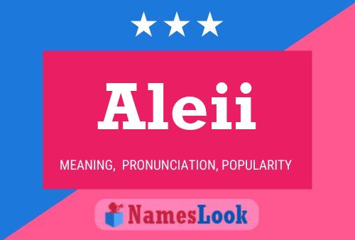 Aleii Name Poster