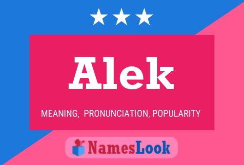 Alek Name Poster