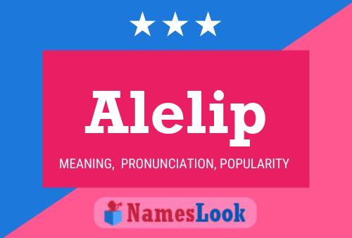 Alelip Name Poster