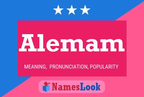 Alemam Name Poster