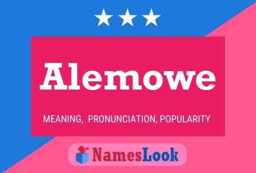 Alemowe Name Poster