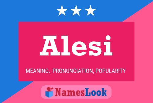 Alesi Name Poster