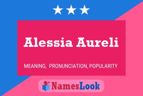 Alessia Aureli Name Poster