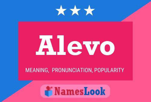 Alevo Name Poster