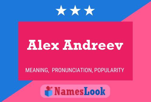 Alex Andreev Name Poster