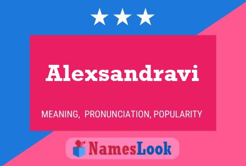 Alexsandravi Name Poster