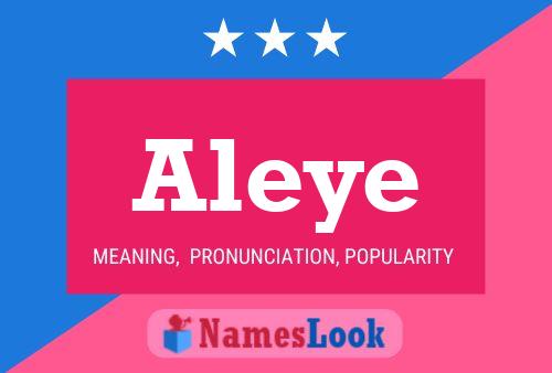 Aleye Name Poster