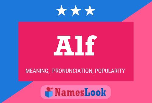 Alf Name Poster