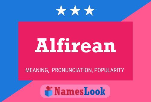 Alfirean Name Poster