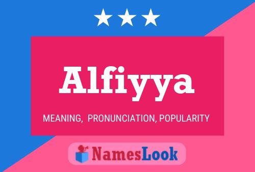 Alfiyya Name Poster