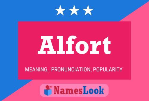 Alfort Name Poster