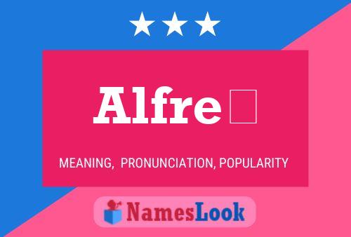 Alfreð Name Poster