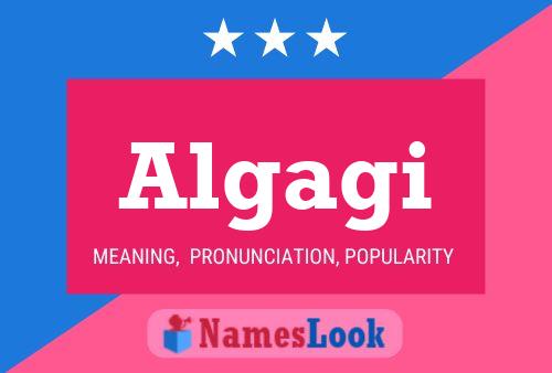 Algagi Name Poster