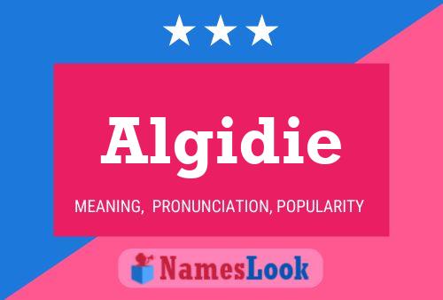 Algidie Name Poster