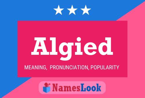 Algied Name Poster