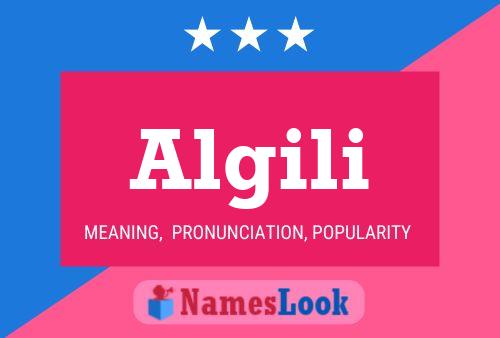 Algili Name Poster