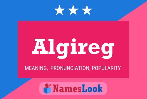 Algireg Name Poster