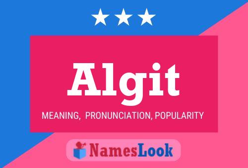 Algit Name Poster